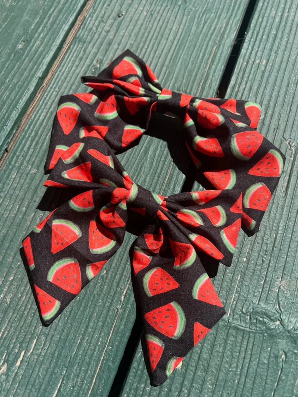 🍉Watermelon Bow Barrett clip🍉